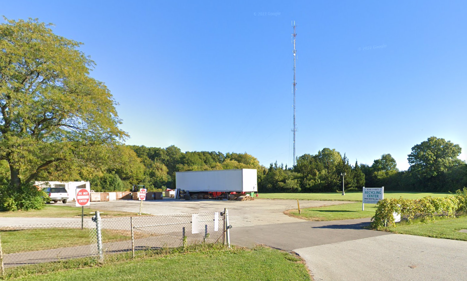 Street view of the Fabyan Parkway Recycling Center